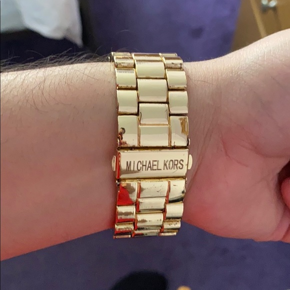 MK Men’s Watch Gold - Picture 2 of 2